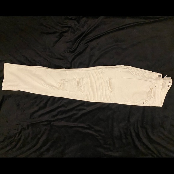 White biker denim - Picture 2 of 2